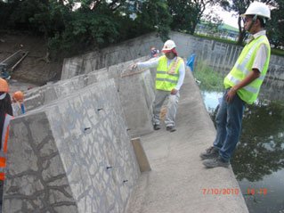 LA MESA DAM BUFFER WALLSPILLWAY REHABILITATION PROJECT